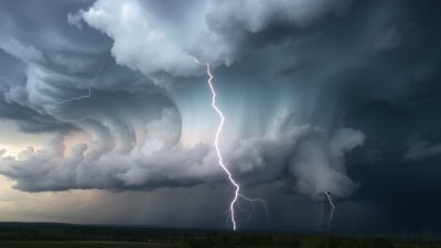 Как възходящите и низходящите потоци създават силата на бурята
