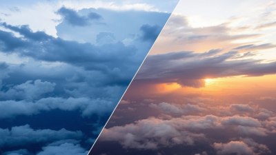 Как топлите фронтове носят различни облаци от студените