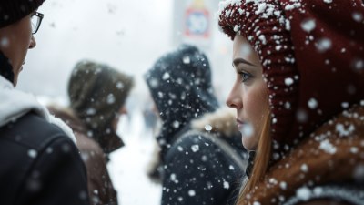 Когато хората избягват погледи като при снежна виелица